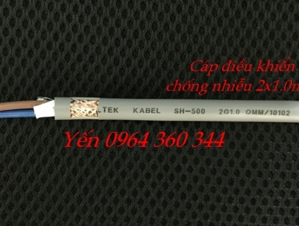Cáp điều khiển, cáp tín hiệu 2 lõi chống nhiễu giá rẻ