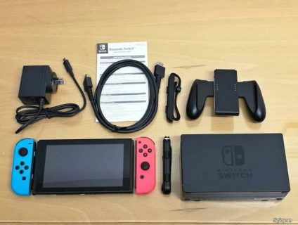 Nintendo Switch V1 h@ck full, thẻ 128 Gb, Tặng kèm cường lực, Case...