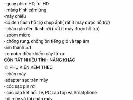 Máy quay phim+chụp ảnh+máy chiếu Sony HDR-PJ50