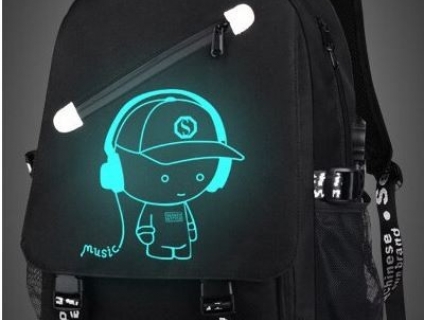 Balo senkey, logo phản quang, phong cách hàn - nhật.