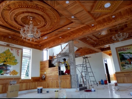 ốp trầ gỗ tự nhiên