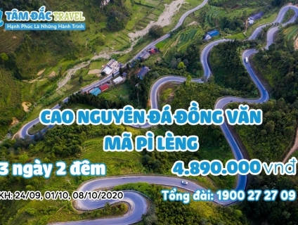 Tour Du Lịch Cao Nguyên Đá Đồng Văn Mã Pì Lèng 3N2Đ