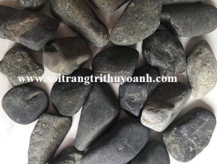 Sỏi đen trang trí, sỏi hồng trang trí, sỏi rải sân vườn