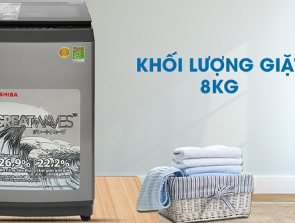 Top 5 máy giặt  Toshiba bán chạy nhất năm 2020