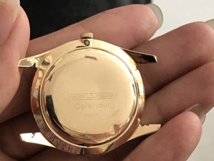 Đồng hồ cổ seiko bọc vàng toàn thân