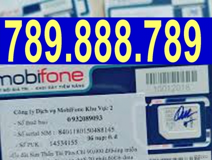 Bán sim trả trước số đẹp 07 Mobifone, có nhiều số để lựa chọn
