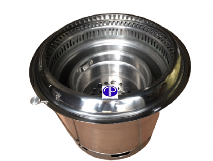 Bếp nướng than hoa âm bàn hút âm giá rẻ tại Hà Nội