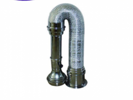 Ống hút khói mềm bếp nướng than tại bàn giá rẻ nhất Thanh Hóa