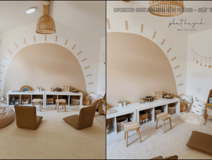 CÁC BƯỚC THI CÔNG MỘT PHÒNG NGỦ TRẺ EM TẠI NHÀ MÙA DỊCH CÁC BƯỚC ĐƠN G