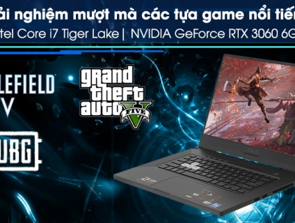 Máy tính xách tay Asus TUF Gaming FX516PM i7 (HN023T) Cấu hình mạnh mẽ