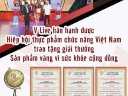 Bộ 3 Siêu thực phẩm dinh dưỡng VLive cải thiện sức khỏe toàn diện!!!