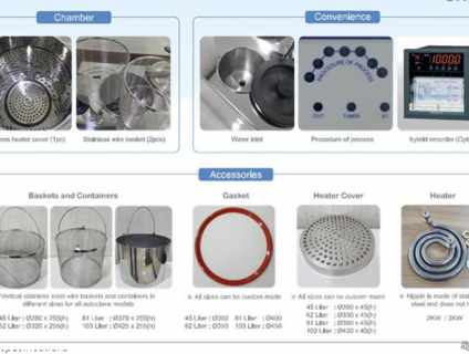 NỒI HẤP TIỆT TRÙNG TỰ ĐỘNG HÀN QUỐC 103 LÍT