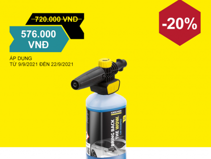 GIẢM TỚI 20% KHI MUA ĐẦU PHUN TẠO BỌT FJ10 TRONG THÁNG 9