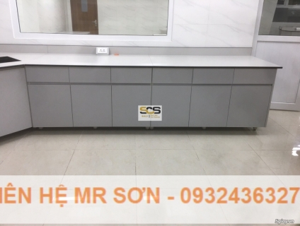 Bàn thí nghiệm áp tường chữ L