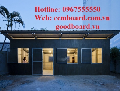Xây nhà giá rẻ bằng tấm cemboard x2 dưới 100 triệu đồng!