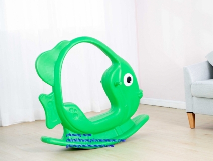 bập bênh cá nhập khẩu cho bé