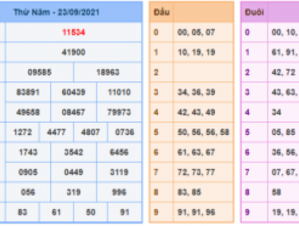 nuôi lô song thủ dự đoán cầu lô đẹp nhất ngày 24/09/2021