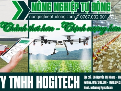 Tự động hóa nông nghiệp - Máy bay phun thuốc - Chuồng trại gà vịt