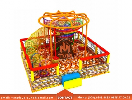 Đặc điểm khung thép mạ kẽm của trò chơi lưới đan dây