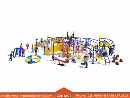 Tại sao nên lắp đặt lưới leo vận động cho sân chơi trẻ em