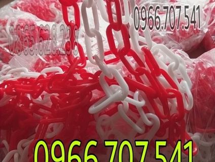 BÁN DÂY XÍCH NHỰA TRẮNG ĐỎ