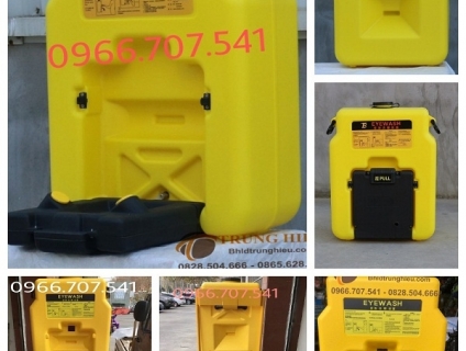 BỒN RỬA MẮT KHẨN CẤP XE ĐẨY 53L