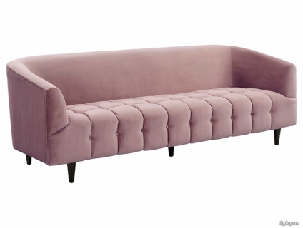 Ghế Sofa Băng Lớn Vải Nhung Quyến Rũ Êm Mịn
