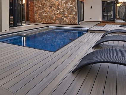 Sàn gỗ nhựa ngoài trời INNOliving 150×25 lỗ vuông