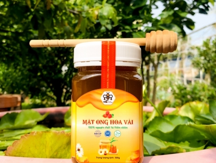 Mật ong hoa vải Thuyên Phong Mật 500g -Nguyên chất 100