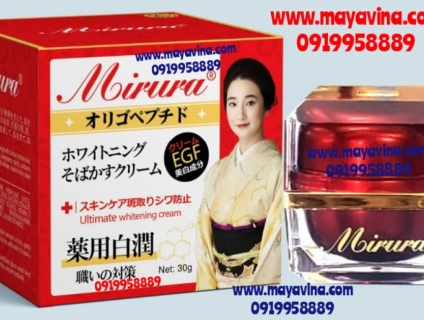 Kem dưỡng da MIRURA trị nám tàn nhang đồi mồi trắng da chống lão hóa m