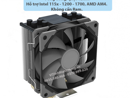 Tản nhiệt chip CPU ID-COOLING SE-35, 4 ống đồng, hỗ trợ socket 1700