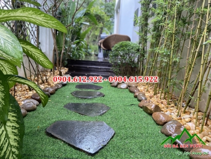 Cung cấp sỏi và thi công rải sỏi tang trí sân vườn