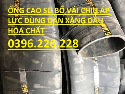 Giới thiệu ống (chống nổ), ống cao su bố vải phi 114 (8 lớp bố )