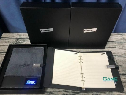 Sổ tay đa năng kết hợp sạc dự phòng không dây và usb