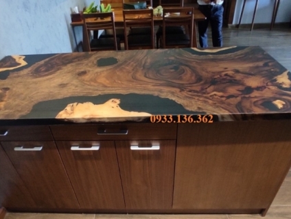 Bàn Gỗ Epoxy Phòng Ăn