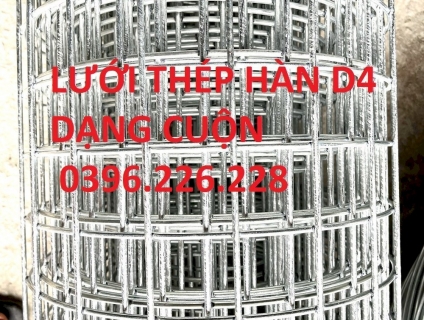 Chuyên cung cấp lưới thép hàn mạ kẽm, lưới D2 a 25mm x 25mm khổ 1m*30m .