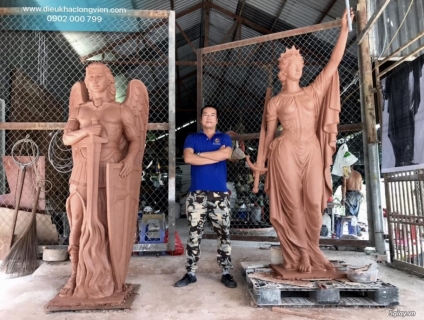 Tượng cổ điển, tượng trang trí, đắp tranh tường