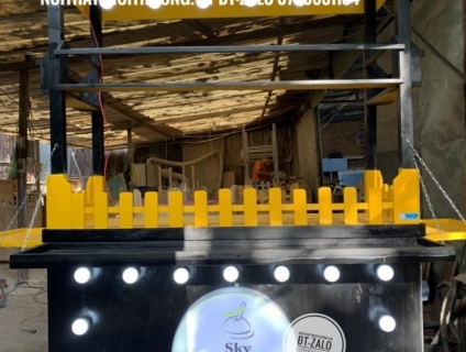 Các mẫu xe trà sữa tại xưởng gỗ Nội Thất Thời Thượng