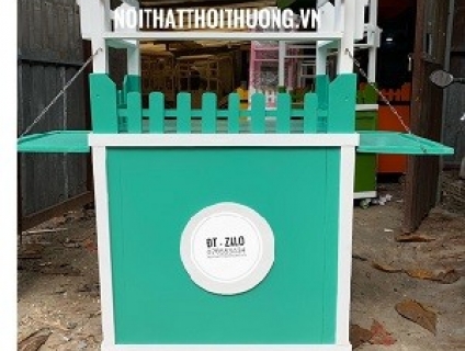 Xe đẩy bán trà sữa đẹp, giá rẻ tại HCM