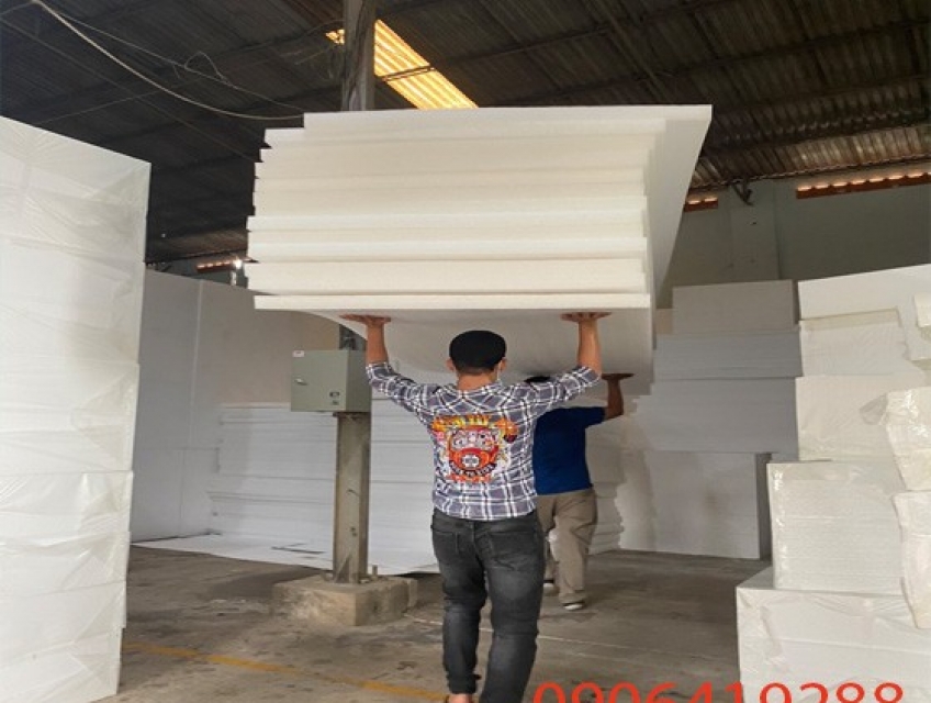 Tấm xốp eps tỷ trọng 10kg dùng chèn lót hàng hóa
