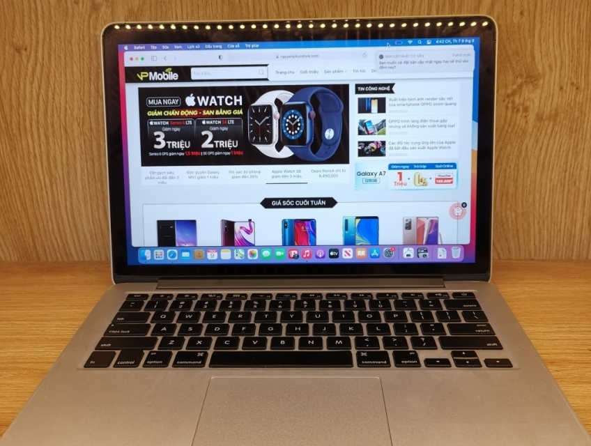 MacPro 2015, i5-2.4Ghz, Ram 8G,121G,Rentina 13.3