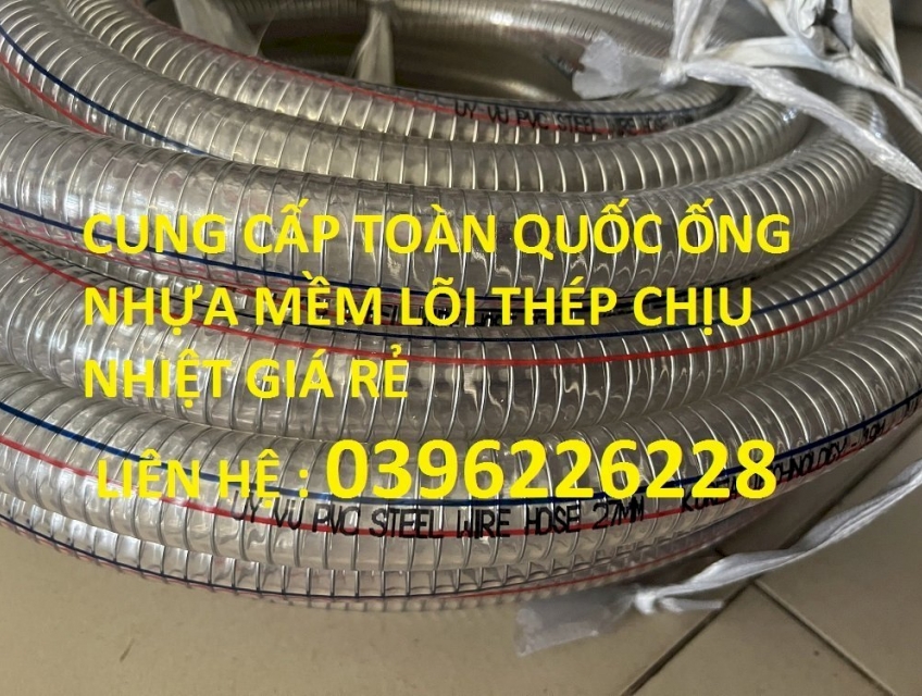 Tổng đại lý cung cấp ống nhựa mềm lõi thép phi 76 chịu nhiệt 65 độ.