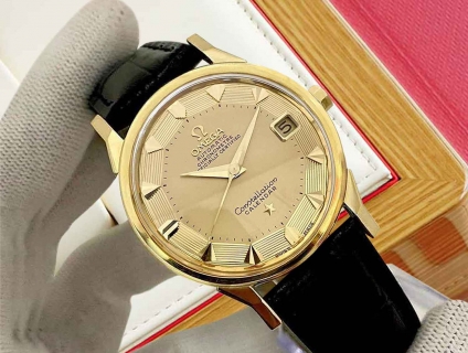 Shop Omega Thụy Sỹ new fullbox & cổ xưa vàng 18K còn 13.500.000đ