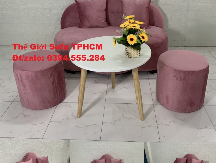 Bộ ghế sofa băng đám mây mini 1m2 giá rẻ phòng khách nhỏ gọn