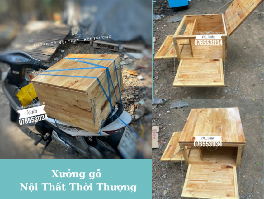 Thùng cà phê bán mang đi trên xe máy giá rẻ | Nội Thất Thời Thượng