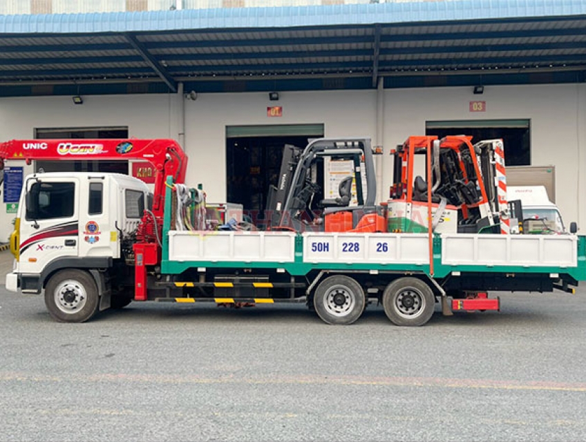 Cho thuê xe cẩu tại khu công nghiệp Amta, Đồng Nai giá rẻ