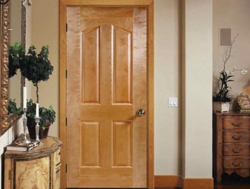 Cung cấp và thi công cửa gỗ HDF Veneer uy tín tại Hóc Môn