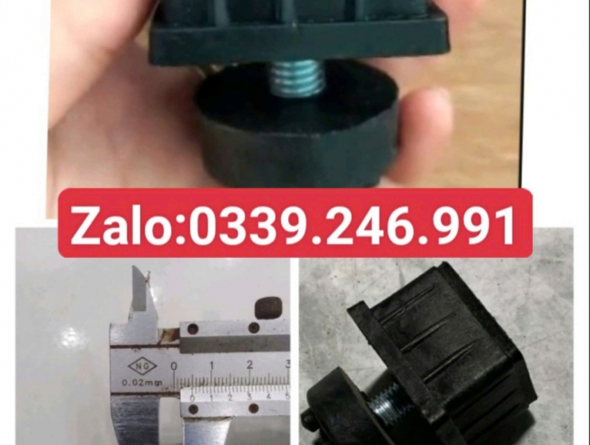 Chân tăng chỉnh chiều cao hộp 40x40mm