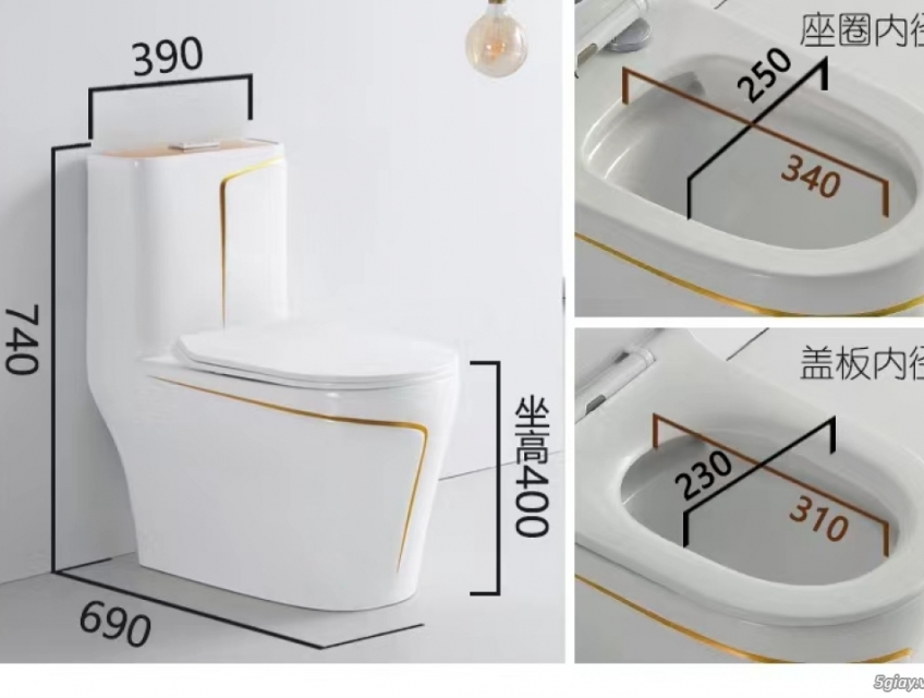 Xả kho bồn cầu , bệt liền khối chính hãng thương hiệu L'ALPNA