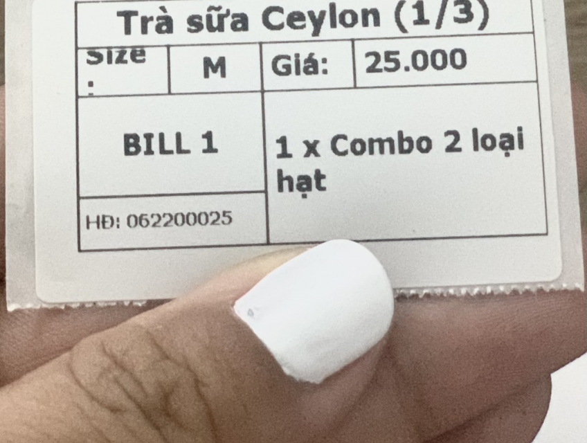 Máy tính tiền cho quán trà sữa trọn gói : 0917.66.4444